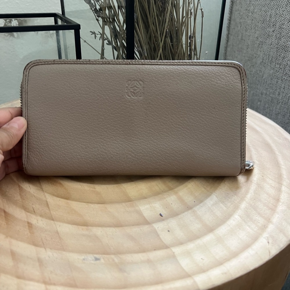 LOEWE- Taupe Leather Zip Wallet
PRICED TO SELL